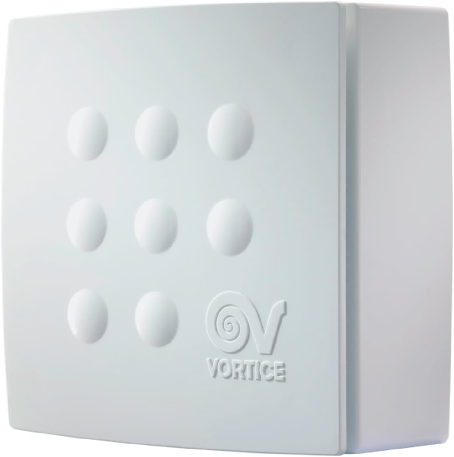 Ventilatori bagno, Diametro 80 mm, Motore a 2 Velocità con Girante Centrifuga, 9x19,5x19,7 cm, Vortice IPX4-23