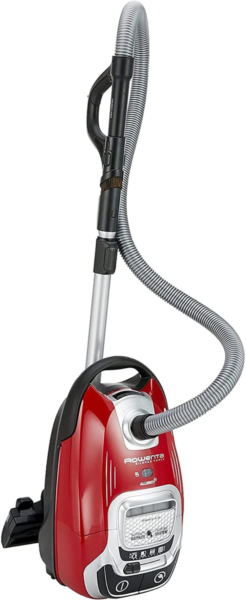 Aspirapolvere a bidone e a traino, Silence Force Aspirapolvere con Sacco Silenzioso, Performante, Rowenta RO7473EA