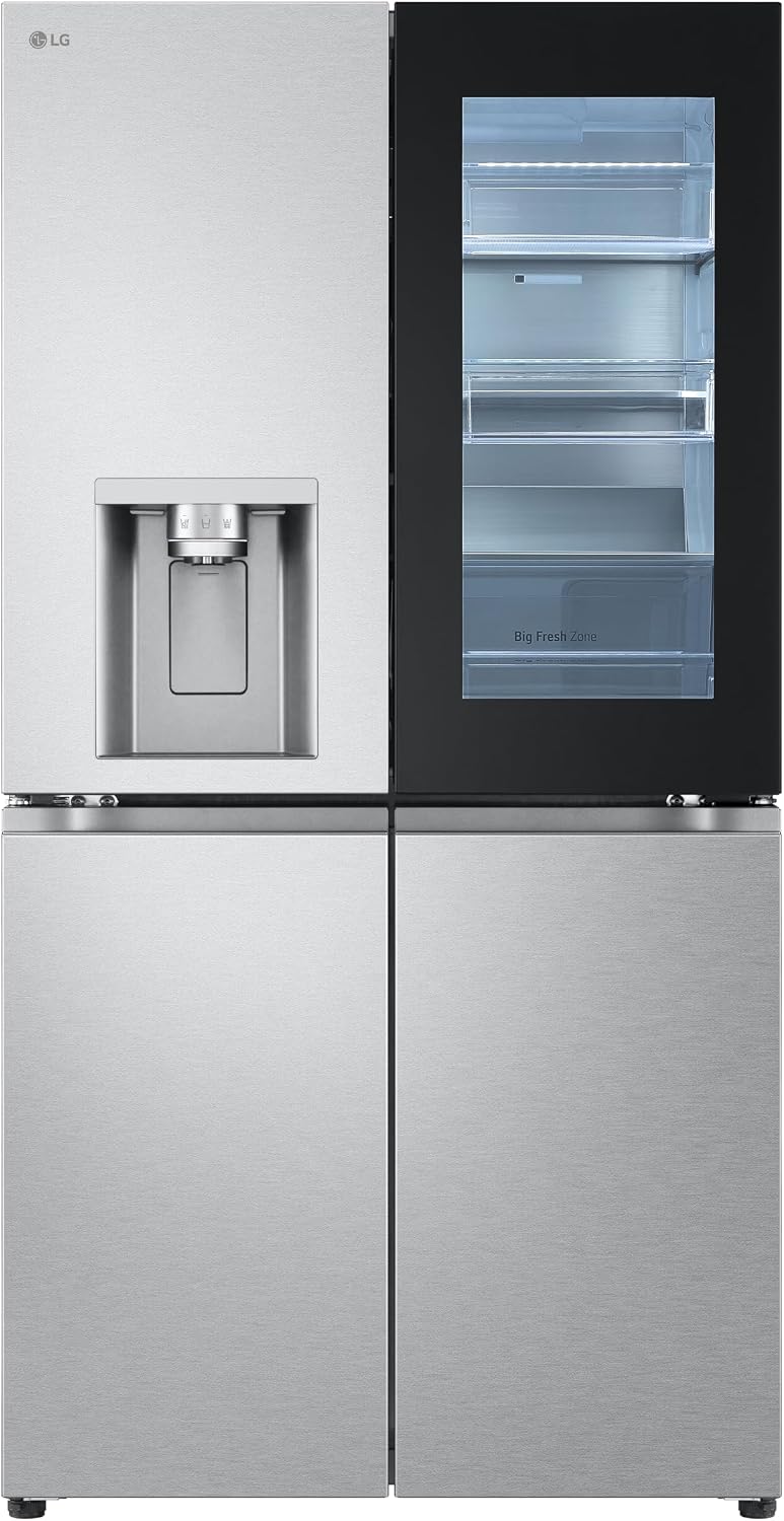 LG GMG960MBJE Frigorifero combinato, Frigorifero americano, No Frost, Classe energetica, 638 Litri, Argento