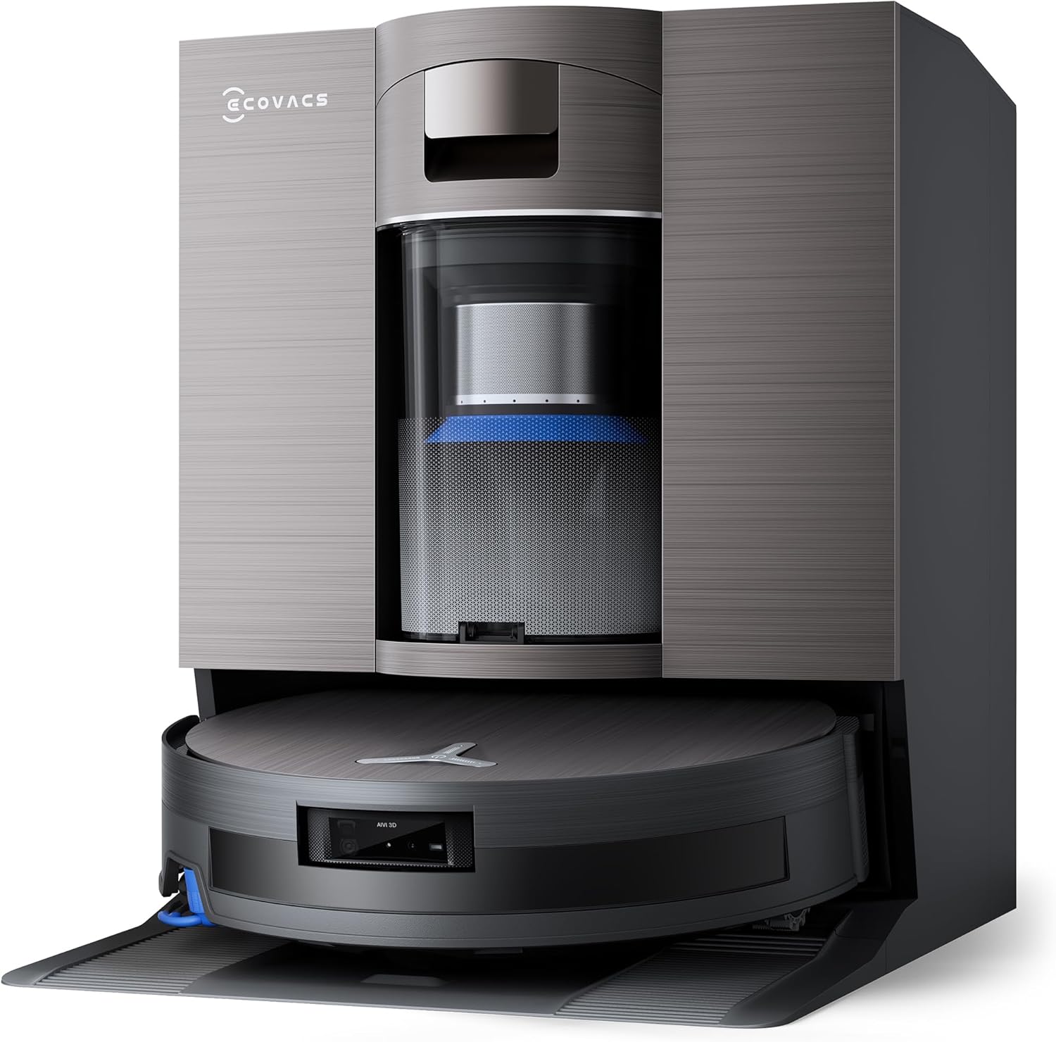 ECOVACS X11 Robot aspirapolvere, BLAST e 19.500 Pa, OZMO ROLLER 2.0, Altezza Massima di Salita di 4 cm, OMNICYCLONE Lavapavimenti, Rullo Esteso