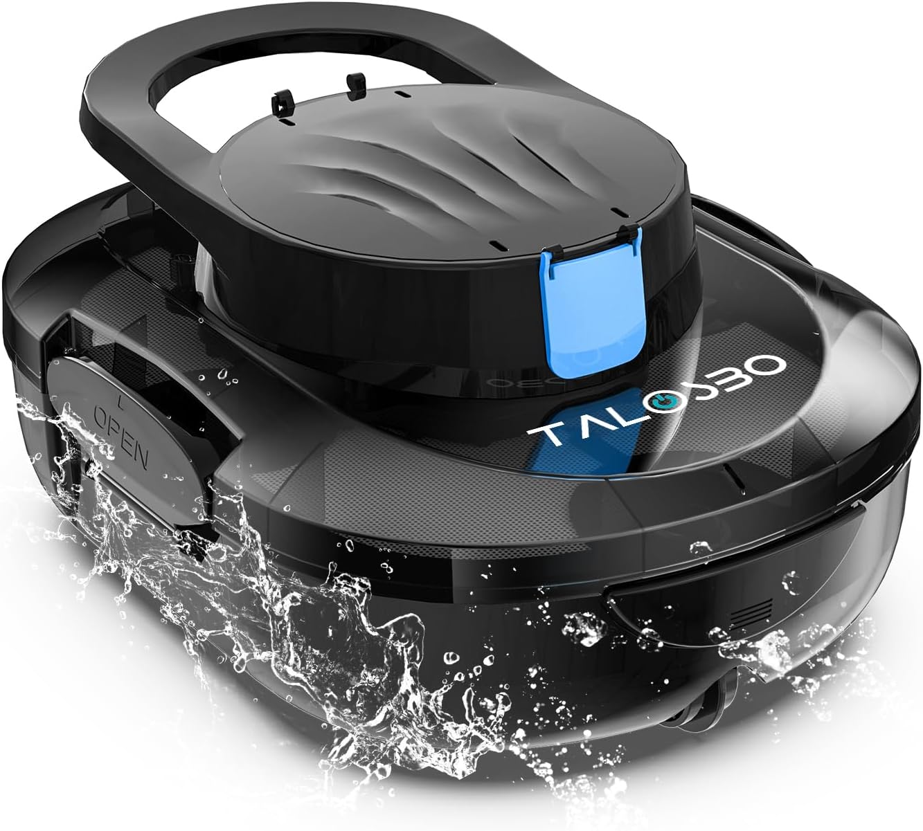 TALOSBO S1PRO Pulitori automatici, Doppio Motore, Parcheggio Automatico, Automatica 120 min Aspiratore Piscina Fuori Terra, Ricarica 2,5 Ore