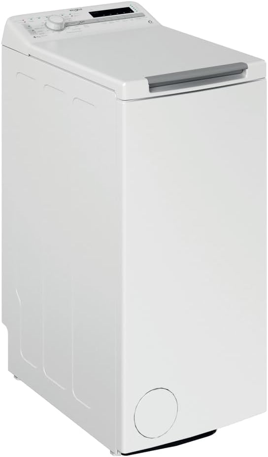 Whirlpool 6240S Lavatrice, 1200 Giri, 6° SENSO, Carica dall'Alto Slim, Libera Installazione, min, Classe C, Energy Saver, FreshCare
