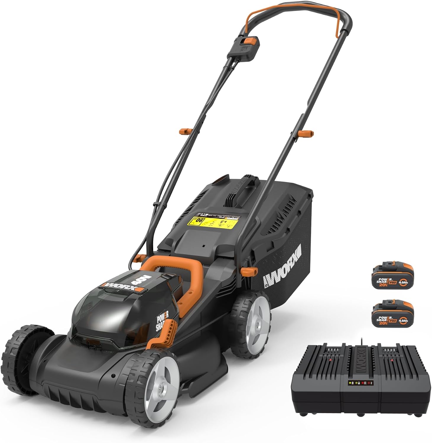 Tosaerba, Diametro Taglio 34 cm, .1 a Batteria 40 V da Giardino, WORX WG779E