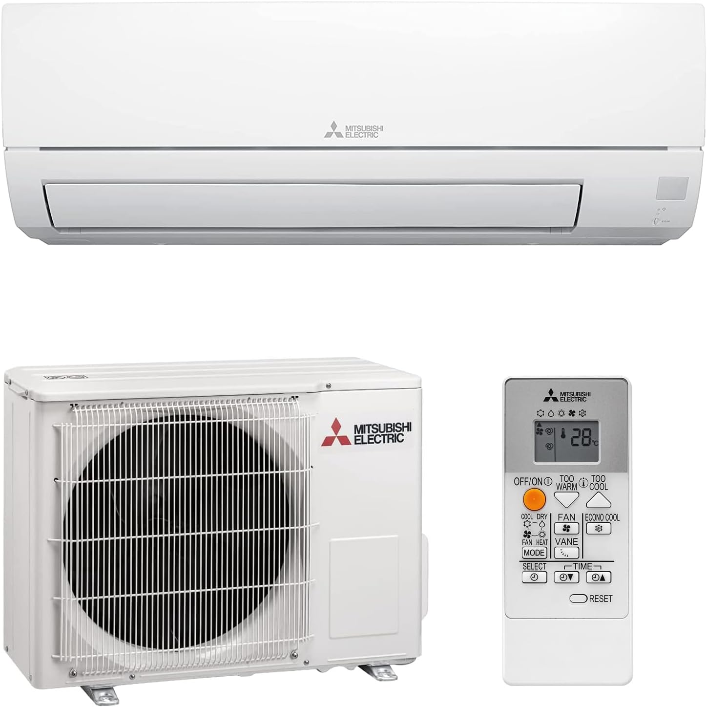 Mitsubishi - MSZ-HR50VF-E1 Climatizzatore split, Climatizzatore 18000 Btu Classe A++, A+ MUZ-HR50VF +, funzione Deumidificatore