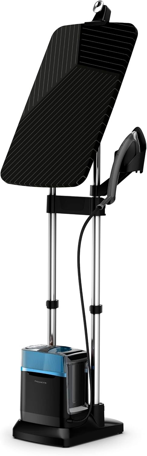 Stiratrici a vapore verticali, 5.8 Bar, 2170 W, 1.1 L, Stiratrice a Vapore Sanificante, Potente e Versatile, Rowenta QR2021