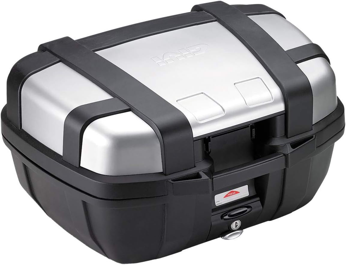 GIVI TRK52N Bauletti, 52 Lt, Trekker Monokey Valigia, per Bicicletta, Top Alluminio