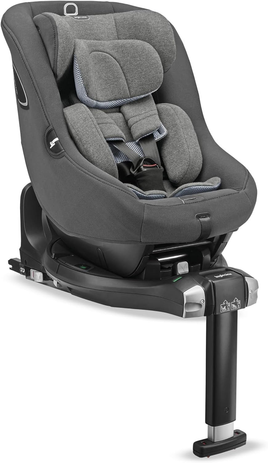 Inglesina Seggiolini auto, 1 - Pietra grigia, Seggiolino auto Darwin successivo stage I-Size gr. 0+