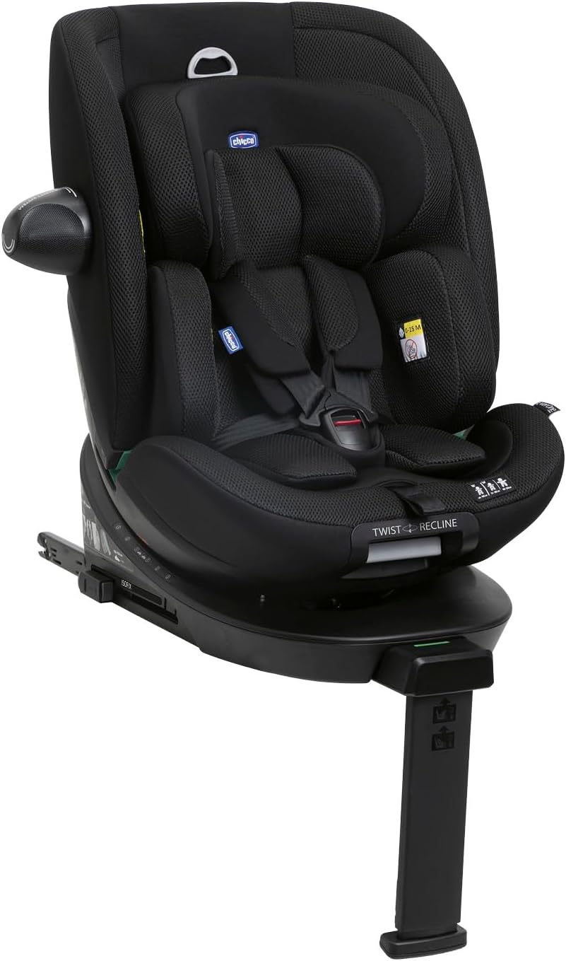 Seggiolini auto, Da 0 a 36 kg, Da 40 a 150 cm, Girevole A 360° E Reclinabile, Gruppo 0+, 3 Da 0 A 12 Anni, Everone I-Size, Omologato ECE, Chicco R129